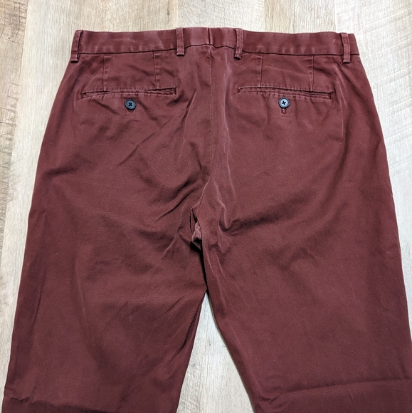 Express Men's Maroon Pants - Picture 7 of 7